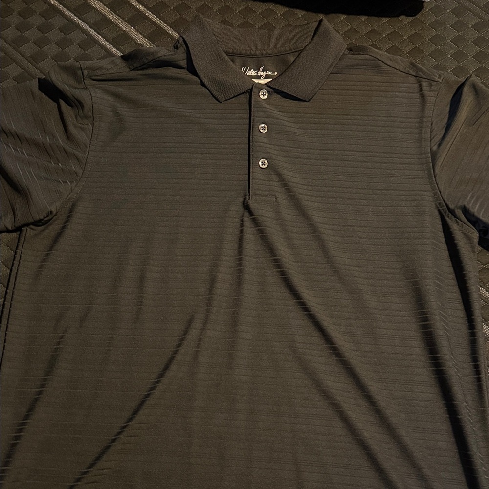 Walter Hagen Men's Black Polo Shirt